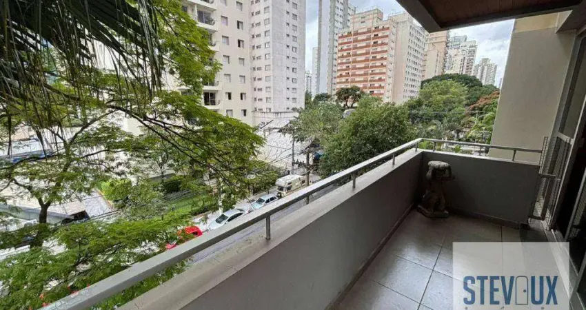 Apartamento com 4 dormitórios à venda, 230 m² por r$ 3.500.000,00 - moema pássaros - são paulo/sp