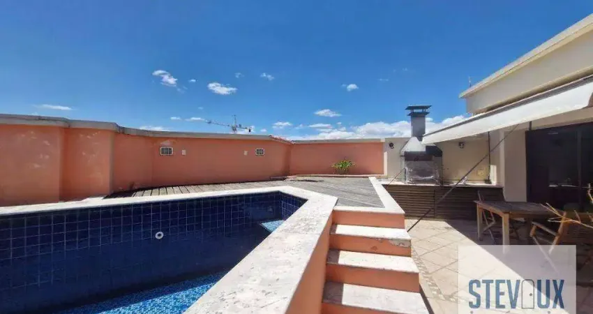 Cobertura com 3 dormitórios à venda, 250 m² por r$ 3.200.000,00 - moema - são paulo/sp