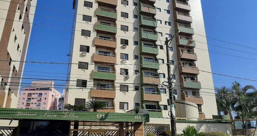APARTAMENTO NA PRAIA. 01 DORM. 01 VAGA, 55,00 DE ÁREA ÚTIL, ELEVADOR, SACADA. VL TUPI, PRAIA GRANDE SP.
