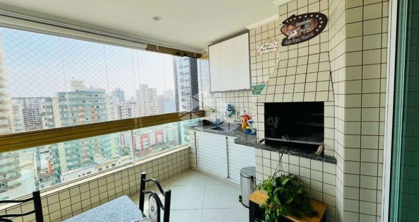 APARTAMENTO NA PRAIA. 03 DORMS. (01 SUITE) 115,00 M², 02 VAGAS. VL TUPI, PRAIA GRANDE SP.