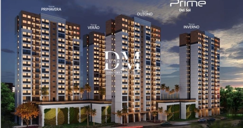 Lançamento no Parque Del Sol, com 2 quartos, 43,29m², varanda, 1 vaga, lazer completo, Prime Del Sol
