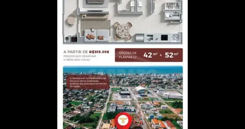 Residencial Torino - Excelentes Apartamentos Novos