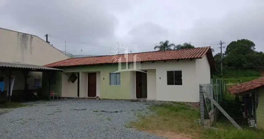 Casa para locação em barra velha, jardim icarai, 1 dormitório, 1 banheiro, 1 vaga