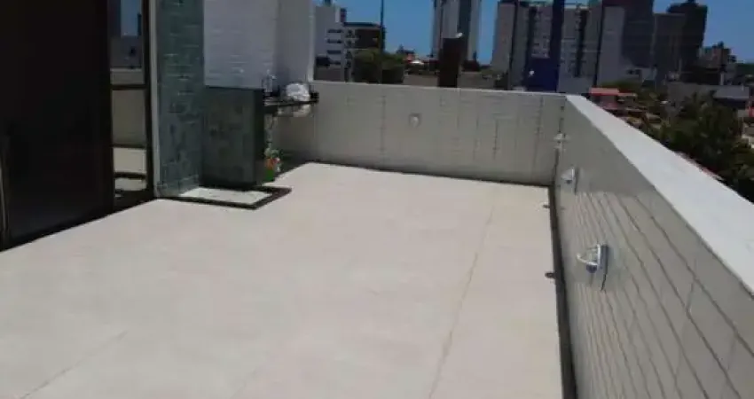 Cobertura para venda em joão pessoa, bessa, 3 dormitórios, 1 suíte, 3 banheiros, 1 vaga