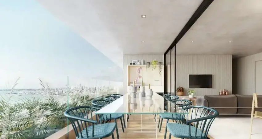 Flat para venda em joão pessoa, altiplano cabo branco, 1 dormitório, 1 suíte, 1 banheiro, 1 vaga