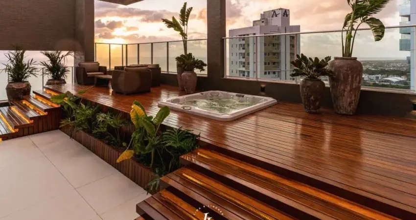 Cobertura para Venda em João Pessoa, Altiplano Cabo Branco, 4 dormitórios, 4 suítes, 6 banheiros, 6 vagas