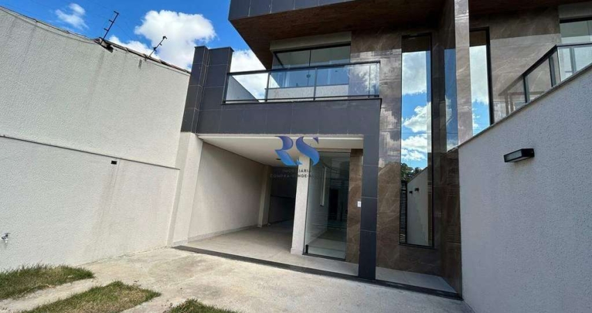 Casa com 3 quartos à venda na Rua Monte Castelo, Santa Branca, Belo Horizonte