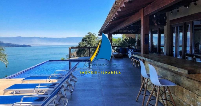 CASA DE ALTÍSSIMO PADRÃO EM ILHABELA - VISTA PARA O MAR - ESCRITURA DEFINITIVA.
