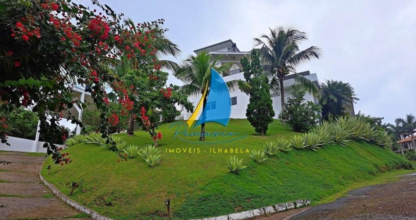 Casa de luxo em condomínio à venda ou locação em Ilhabela-SP, bairro Siriuba! 5 suítes, 4 salas, 444,00 m² área construída. Vista mar.  Venha con