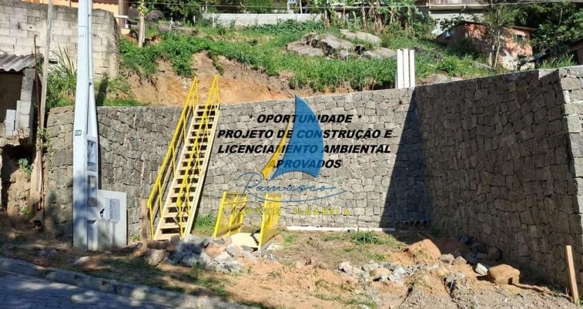 TERRENO EM ILHABELA - VISTA PARA O MAR - PROJETO APROVADO - REGIÃO CENTRAL
