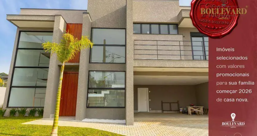 Casa no green garden com 4 suítes à venda, 318 m² por r$ 2.451.000 - tanguá - curitiba/pr