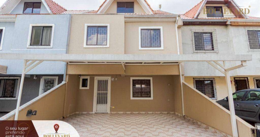 Sobrado  em condomínio fechado com 3 dormitórios à venda, 125 m² por R$ 499.000 - Boqueirão - Curitiba/PR