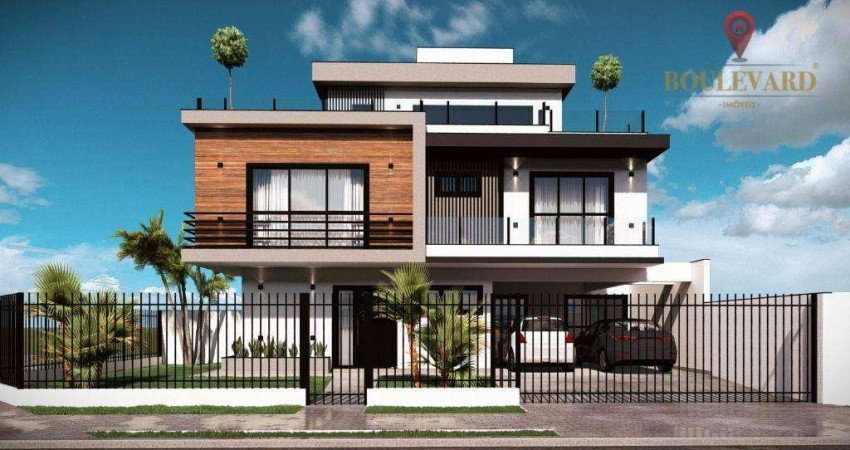 Casa de esquina no Residencial Villafranca Di Verona, com 4 dormitórios à venda, 201 m² por R$ 1.550.000 - Boa Vista - Curitiba/PR