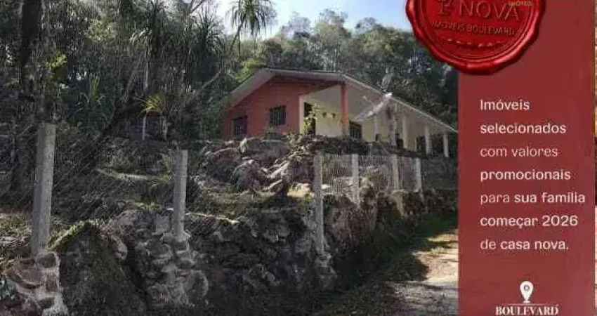 Chácara no clube recanto das pedras com 2 dormitórios à venda, 1547 m² por r$ 250.000 - zona rural - agudos do sul/pr