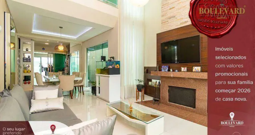 Casa com piscina aquecida e 3 dormitórios à venda, 330 m² por r$ 2.489.900 - uberaba - curitiba/pr