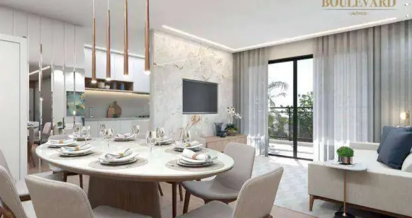 Apartamento no terrasse élégant com 2 dormitórios à venda, 90 m² por r$ 1.040.000 - ahú - curitiba/pr