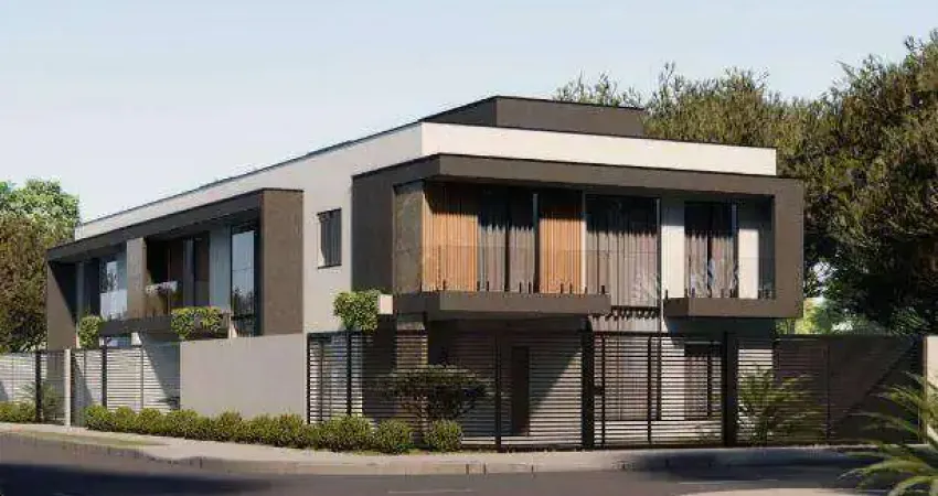 Sobrado novo de frente para a rua com 3 dormitórios à venda, 155 m² por R$ 962.000 - Cidade Jardim - São José dos Pinhais/PR