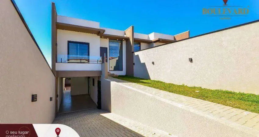 Sobrados novos com 3 dormitórios à venda, 127 m² por R$ 630.000 - São Marcos - São José dos Pinhais/PR