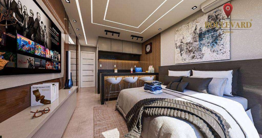 Studio com 1 dormitório à venda, 22 m² por R$ 232.617,00 - Guabirotuba - Curitiba/PR