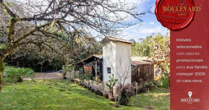 Chácara em condomínio fechado com 2 dormitórios à venda, 6680 m² por r$ 449.900 - faxina - são josé dos pinhais/pr