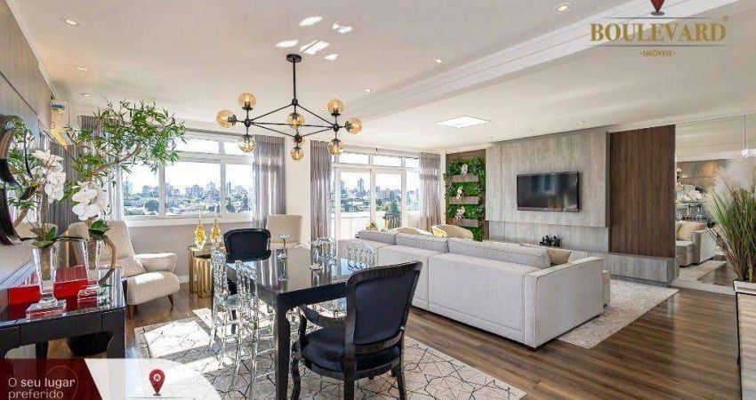 Apartamento no Edifício Napleão Sbravati com 2 suítes à venda, 189 m² por R$ 1.930.000 - Batel - Curitiba/PR