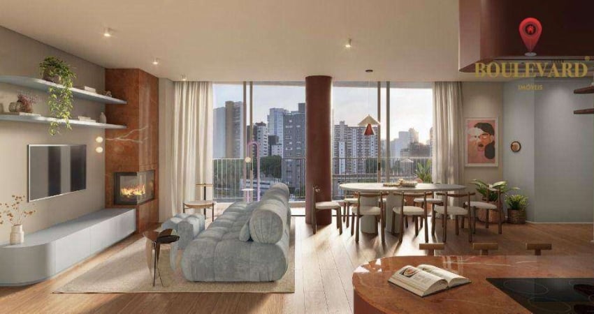 Apartamento no MOVA WF com 3 dormitórios à venda, 130 m² por R$ 2.060.952 - Batel - Curitiba/PR