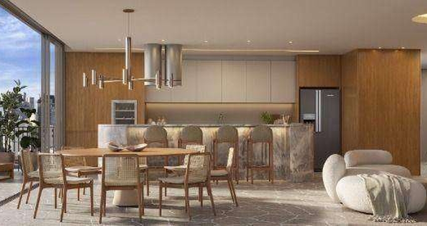 Cobertura no MOVA WF com 3 suítes à venda, 215 m² por R$ 5.178.496 - Batel - Curitiba/PR