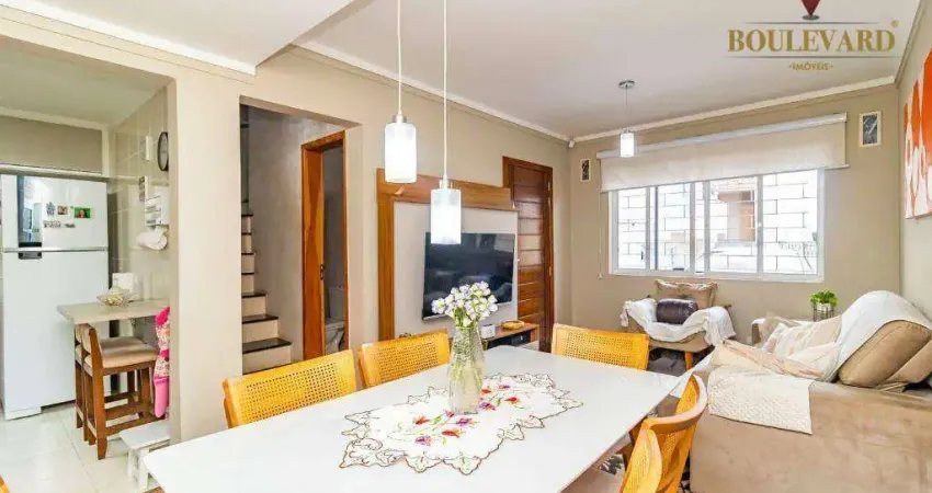 Sobrado no residencial torino ii, com 3 suítes à venda, 129 m² por r$ 660.000 - uberaba - curitiba/pr