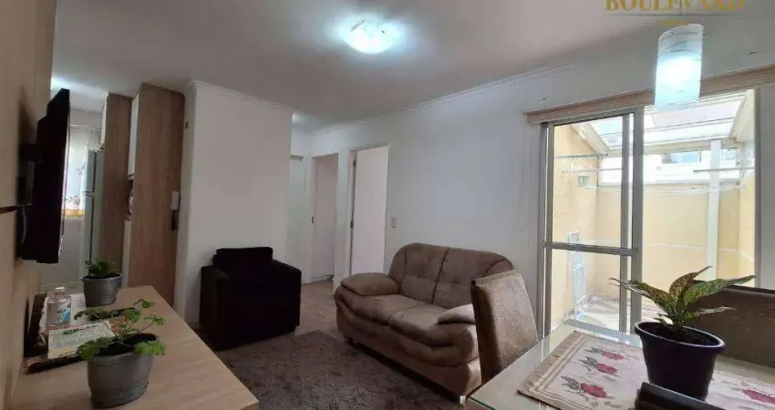 Apartamento garden no condomínio gralha azul com 2 dormitórios à venda, 42 m² por r$ 249.000 - eucaliptos - fazenda rio grande/pr