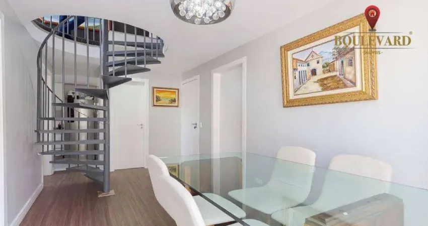 Cobertura no moradas treviso com 3 dormitórios à venda, 69 m² por r$ 395.000 - boneca do iguaçu - são josé dos pinhais/pr