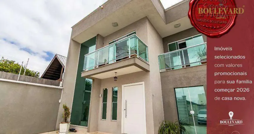 Sobrado com 3 dormitórios à venda, 112 m² por r$ 699.999,00 - cajuru - curitiba/pr