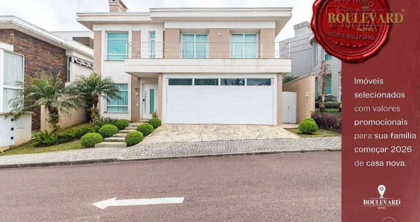Casa no boulevard excellence com 3 dormitórios à venda, 336 m² por r$ 3.552.000 - uberaba - curitiba/pr