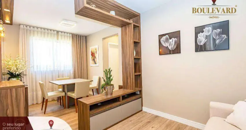 Apartamento no residencial internacional com 1 dormitório à venda, 36 m² por r$ 221.537 - lamenha pequena - almirante tamandaré/pr