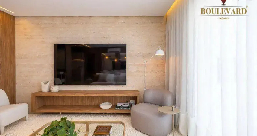 Apartamento garden no blanc de rouge com 3 dormitórios à venda, 200 m² por r$ 3.637.751 - juvevê - curitiba/pr