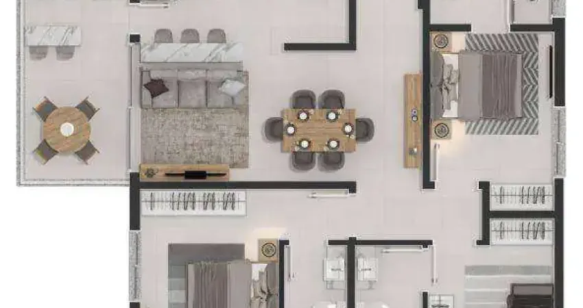 Apartamento com 3 dormitórios à venda em penha/sc, 105 m², por r$ 1.483.478,35 - bersi home club - construtora rogga