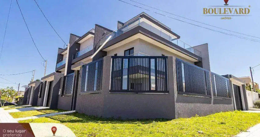 Sobrado triplex com 3 dormitórios à venda, 184 m² por r$ 1.450.000 - cruzeiro - são josé dos pinhais/pr