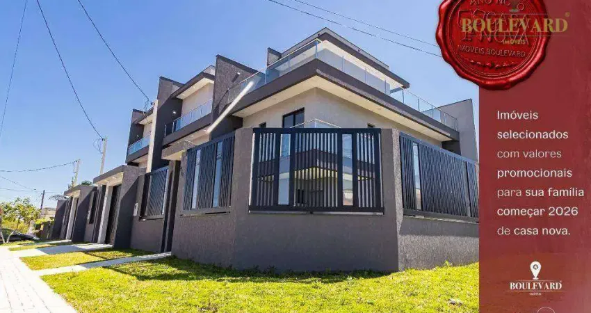 Sobrado triplex com 3 dormitórios à venda, 184 m² por r$ 1.399.000 - cruzeiro - são josé dos pinhais/pr