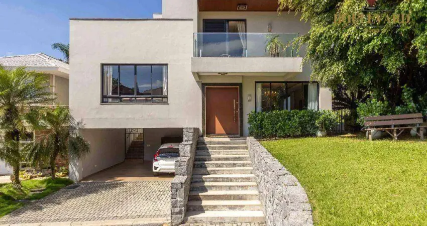 Casa no residencial canadá com 3 dormitórios à venda, 551 m² por r$ 3.800.000 - campina do siqueira - curitiba/pr