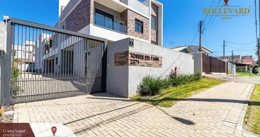 Sobrado frente rua com 3 dormitórios à venda, 219 m² por r$ 770.000 - xaxim - curitiba/pr