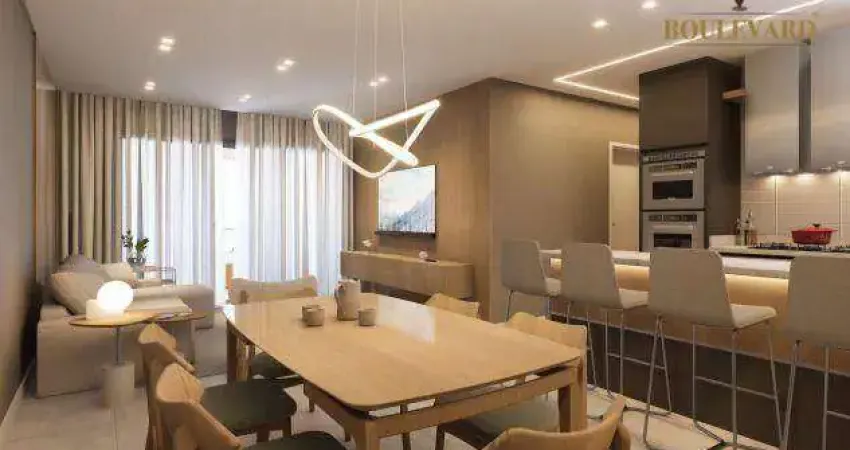 Cobertura no residencial tamoios com 3 dormitórios à venda, 126 m² por r$ 2.232.296 - vila izabel - curitiba/pr