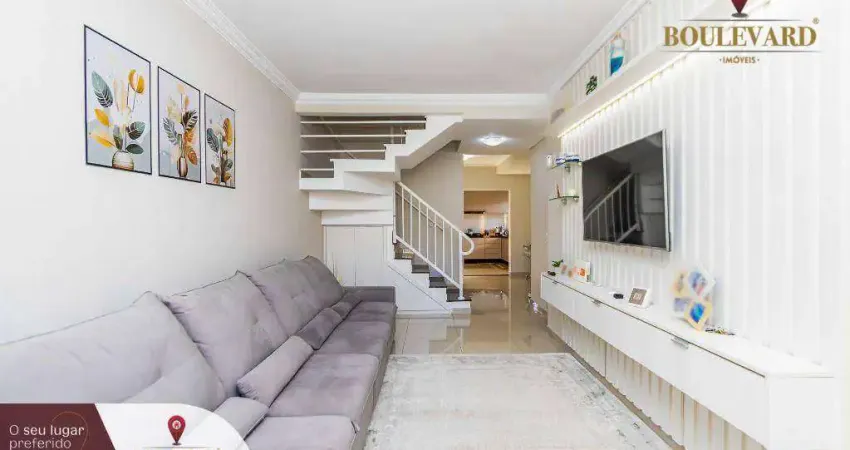 Sobrado de rua com quintal e 3 dormitórios à venda, 147 m² por r$ 860.000 - cruzeiro - são josé dos pinhais/pr