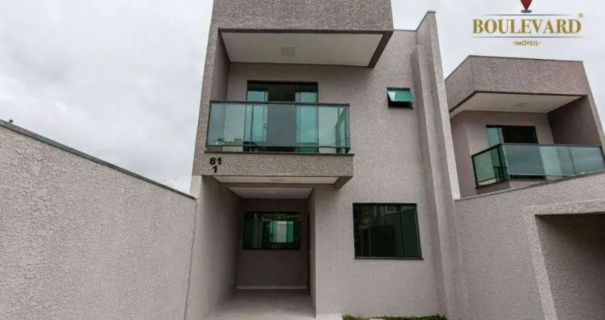 Sobrado com 2 suítes à venda, 89 m² por r$ 530.000 - uberaba - curitiba/pr