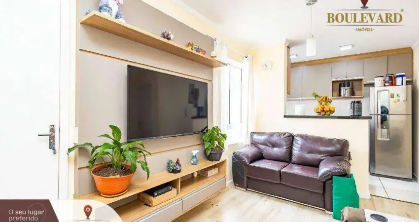 Apartamento no residencial montana com 2 dormitórios à venda, 40 m² por r$ 210.000 - cachoeira - almirante tamandaré/pr