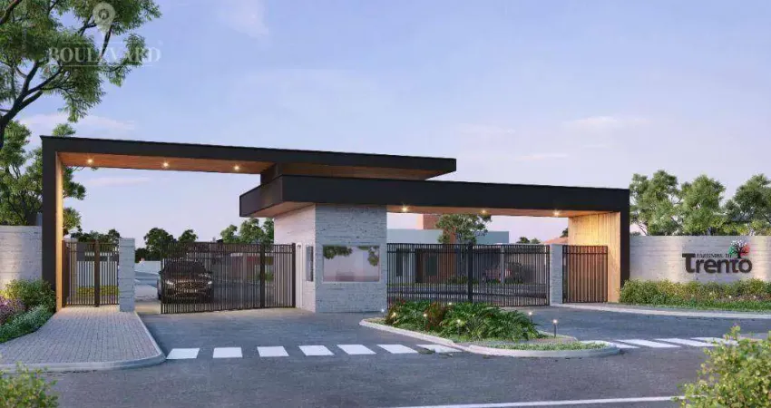 Terreno à venda no condomínio fazenda di trento, 260 m² por r$ 299.000 - piraquara/pr