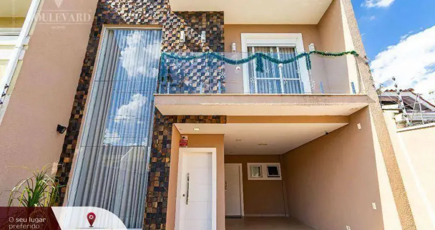 Sobrado mobiliado com 3 dormitórios à venda, 210 m² por r$ 1.890.000 - pineville - pinhais/pr