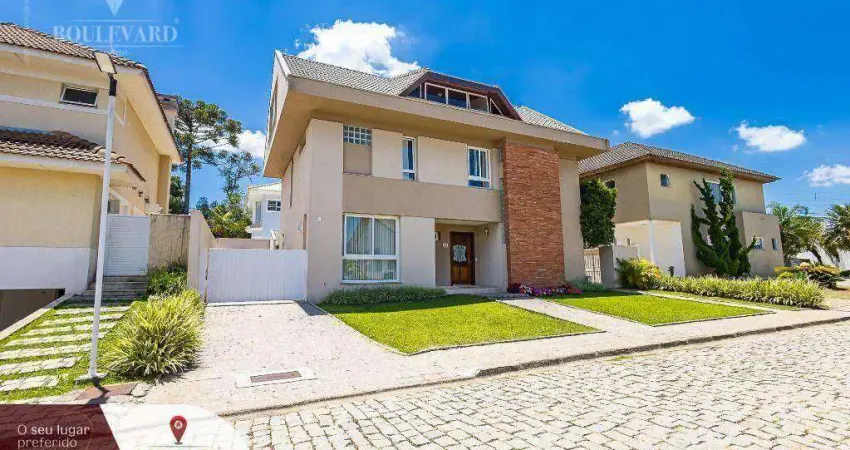 Casa em condomínio fechado com 4 dormitórios à venda, 370 m² por R$ 2.750.000 - Santa Felicidade - Curitiba/PR