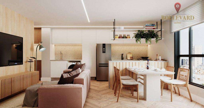 Apartamento à venda, 87 m² por R$ 920.418,27 - Cabral - Curitiba/PR