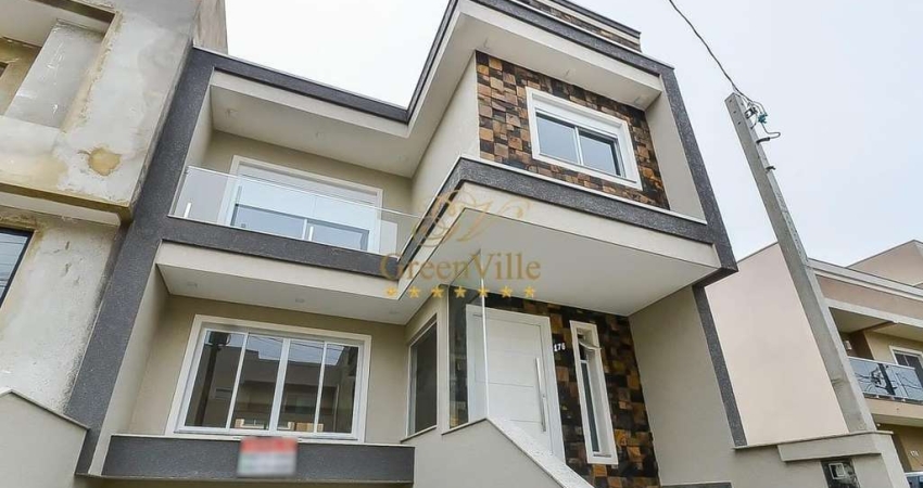 Pinheirinho,  Sobrado a venda 205 m² de área útil  3 quartos sendo 1 suite, sala, espaço gourmet3 v