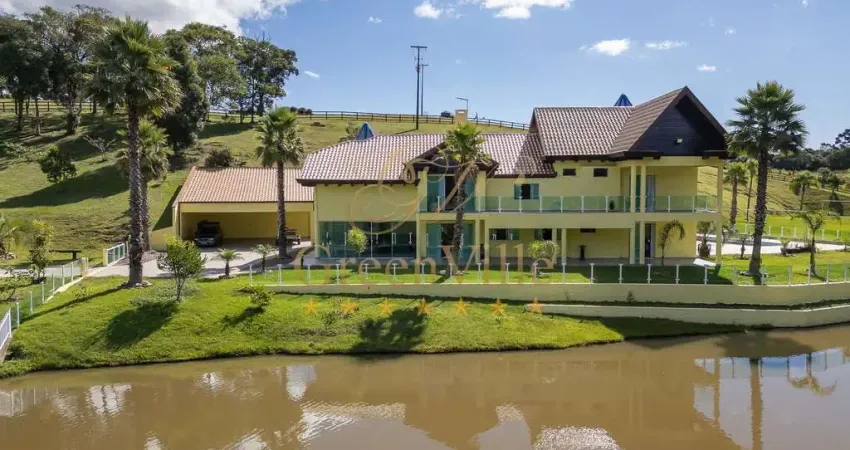 São José dos Pinhais, Haras cinematográfica, 90.000m², 5 suítes, lago, tanque de peixes, poço artes