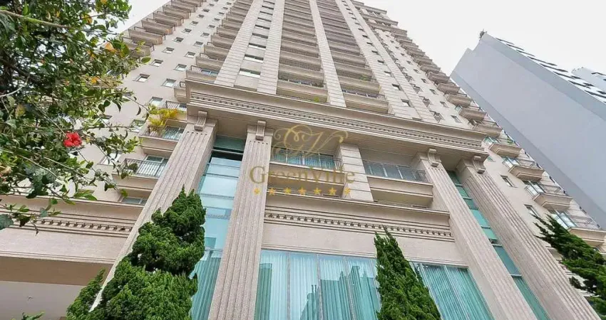 Batel apto desocupado, ed. maison classique, mobiliado e decorado 308,49m², sendo 189m² privativos,